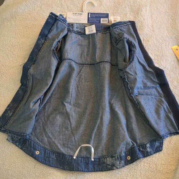 Top Paw Blue Tie Dye Denim Jacket Extra Large NWT XL - Picture 4 of 9